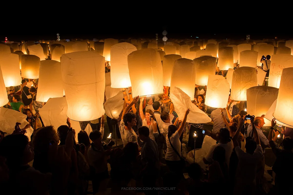 Yi Peng Lantern Festival in Chiang Mai 2